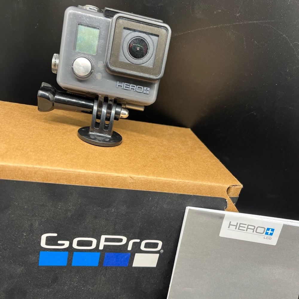GoPro Hero + LCD Camera In Gray & Accessory Kit Mounting Gear